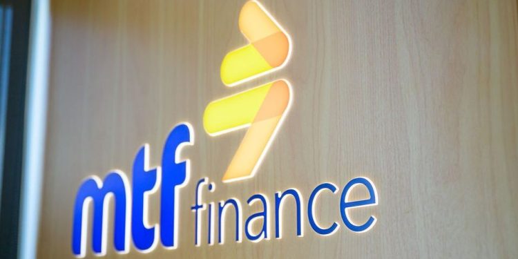 MTF Finance sign lit up