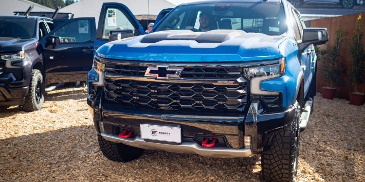 2023 Chevrolet Silverado 1500 ZR2 on display at Fieldays