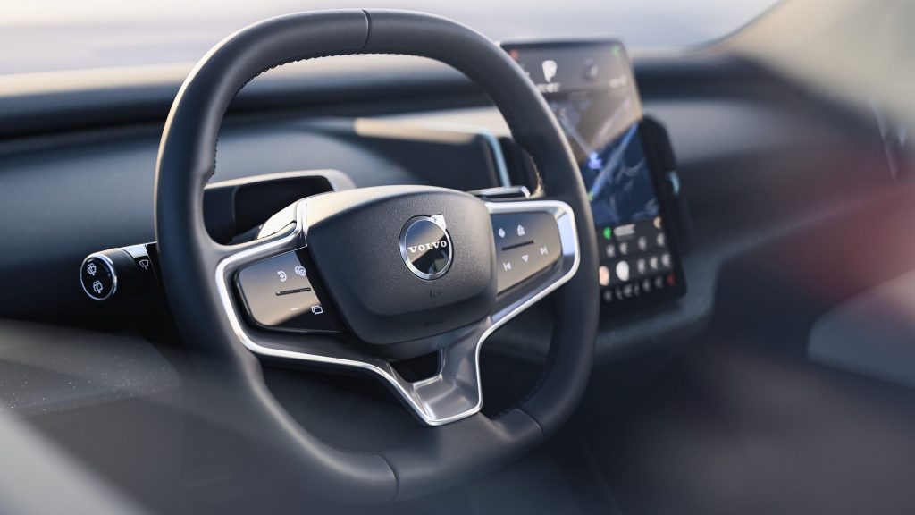 Volvo EX30 steering wheel