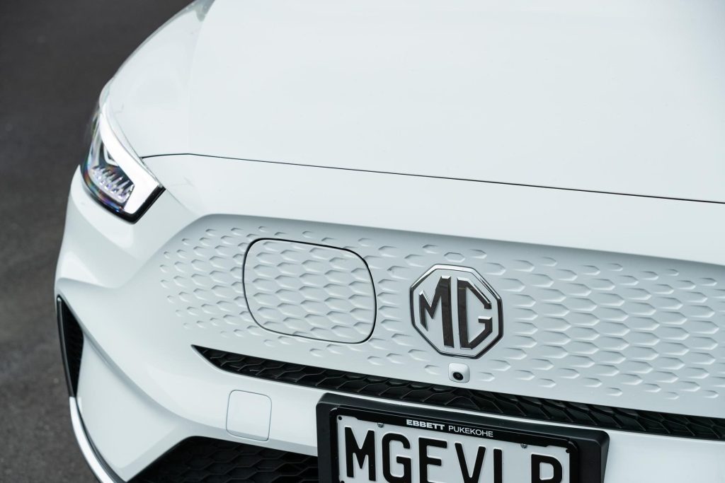 MG ZS EV Long charging port