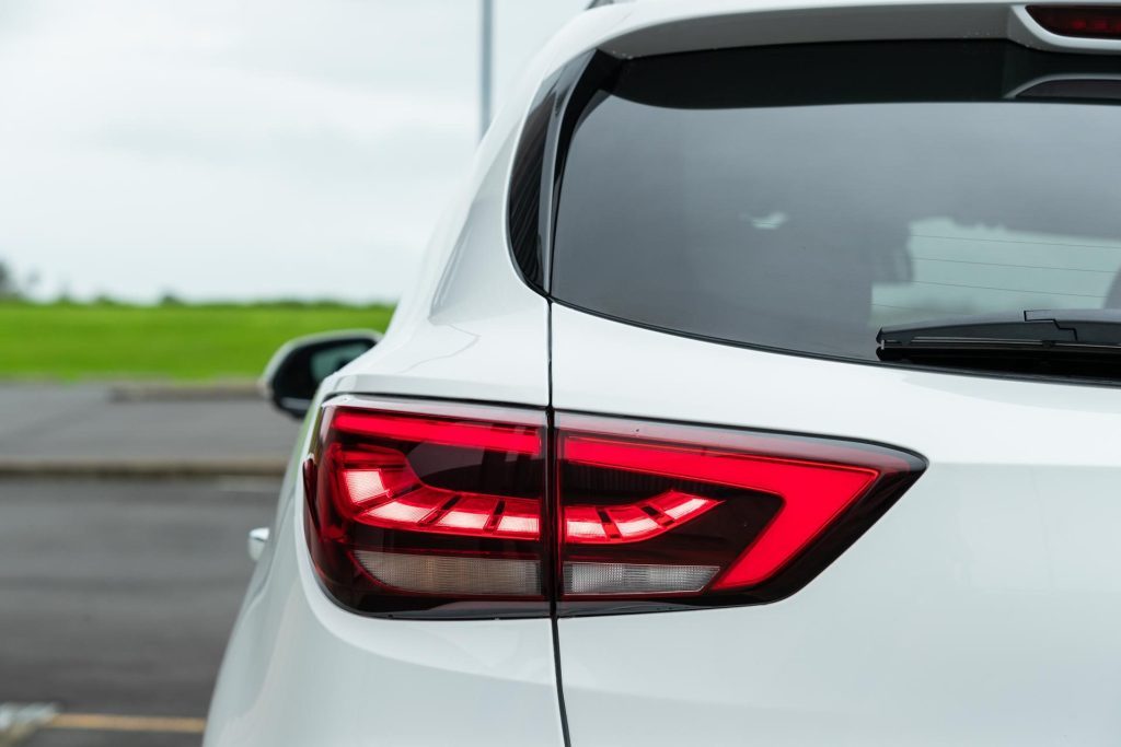 Rear tail light of the MG ZS