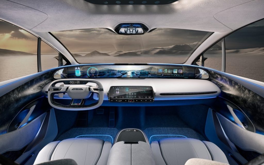 Aehra SUV interior