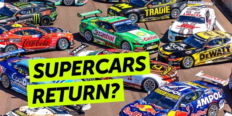 Supercars grid at Darwin 2023