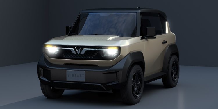 VinFast VF3 front three quarter view
