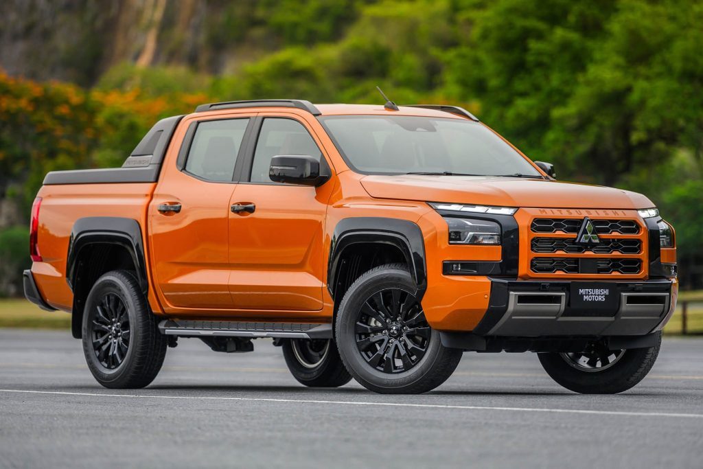 2024 Mitsubishi Triton front three quarter view