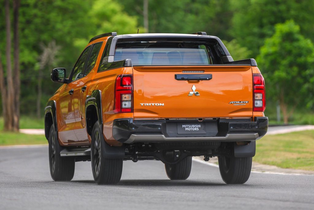 2024 Mitsubishi Triton rear three quarter view