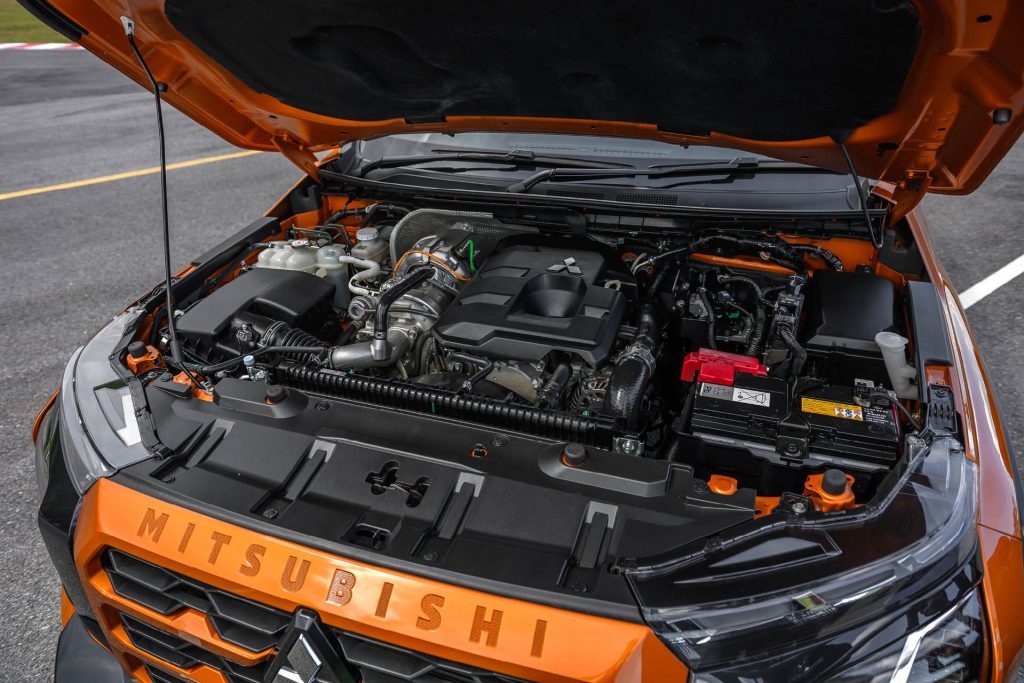 2024 Mitsubishi Triton engine bay