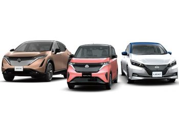 Nissan electric cars line-up