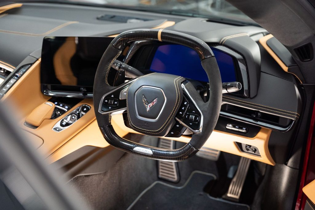 2023 Corvette Z06 steering wheel