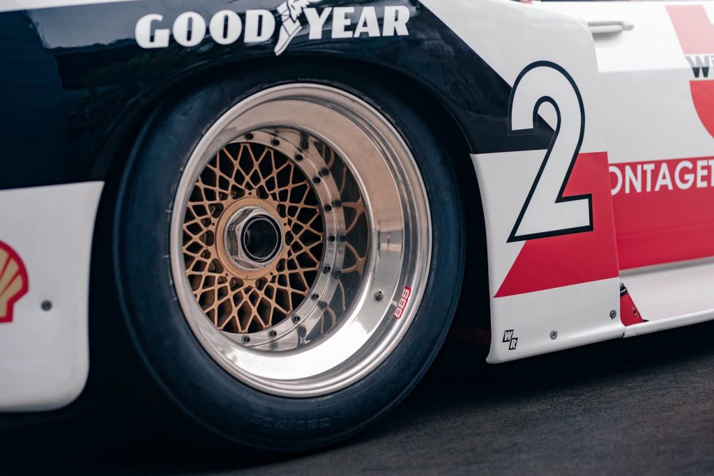 Rear BBS wheel of 1981 Ford Capri Zakspeed Group 5 racer