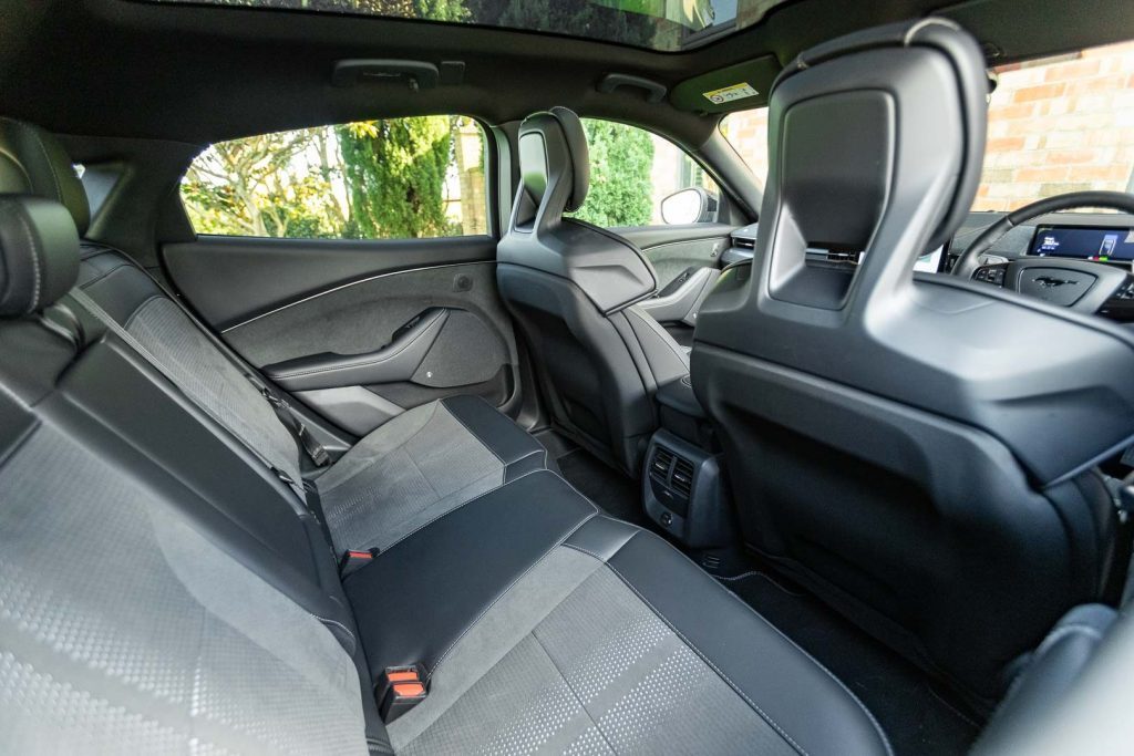 2022 Ford Mustang Mach-E GT rear seats