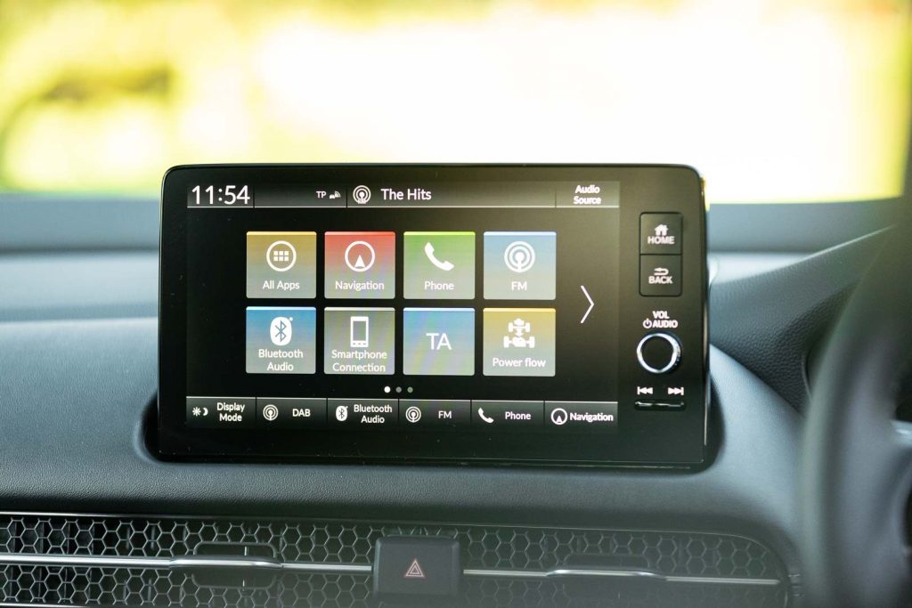 2023 ZR-V Honda infotainment screen