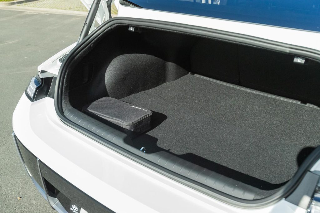 Boot space in the Hyundai Ioniq 6