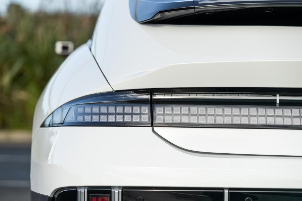 Tail light detail of the IONIQ 6