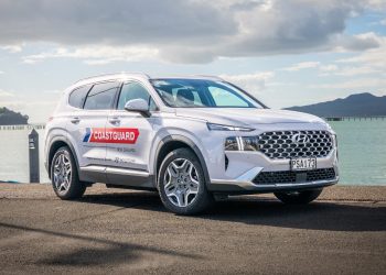 Hyundai Santa Fe with Coastguard New Zealand livery