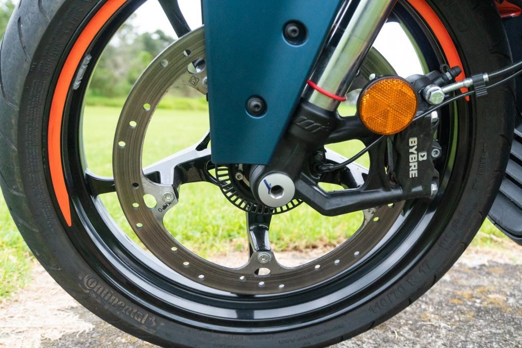 Brake detail of KTM RC 390