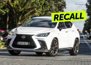 Lexus NX 450h+ recall