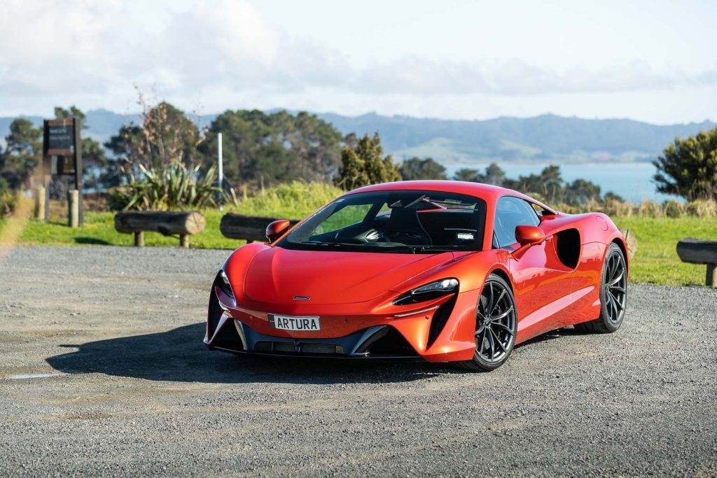 McLaren Artura front quarter shot