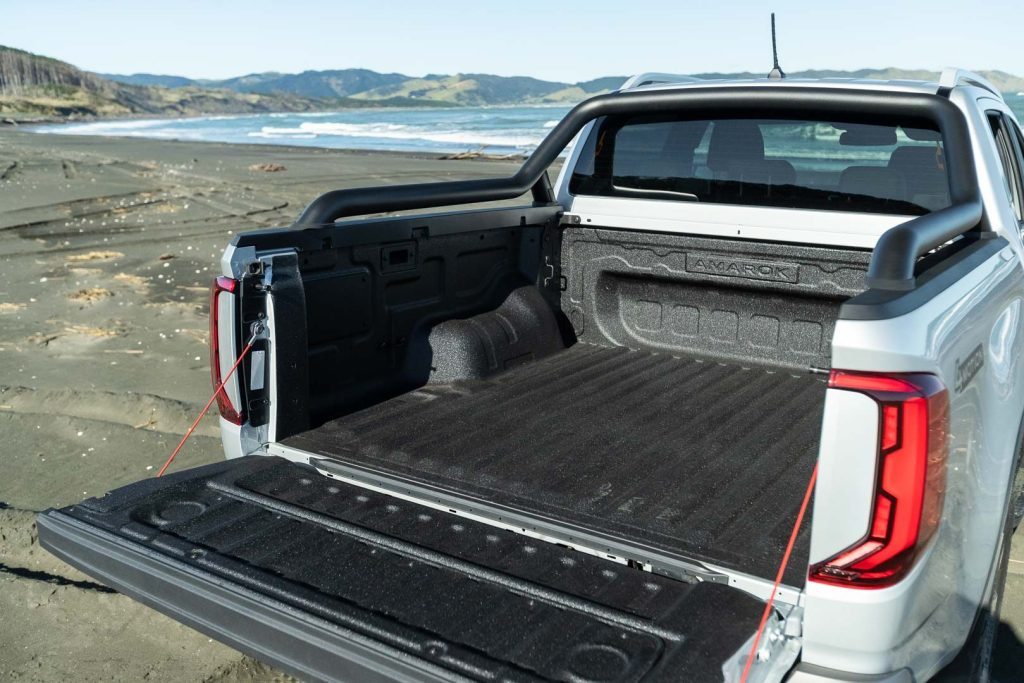 Volkswagen Amarok PanAmericana rear tray space