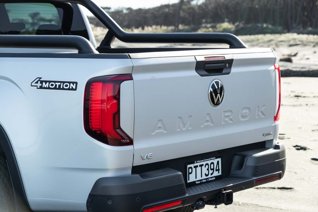 Tailgate area of the new Amarok