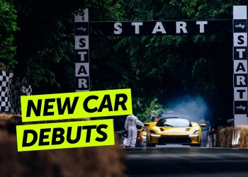 Ferrari SP3 Monza on Goodwood Festival of Speed start line