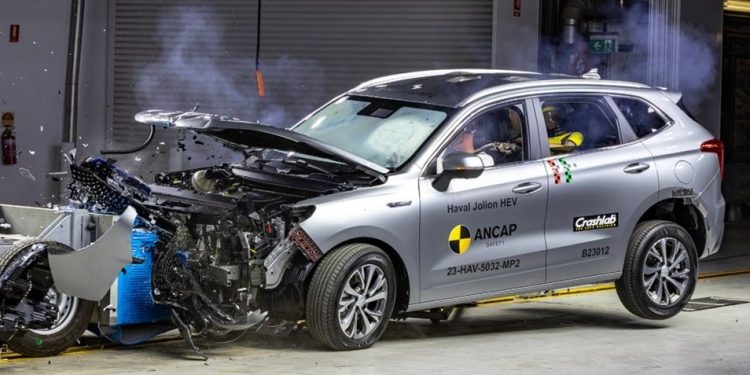 Haval Jolion Hybrid front crash test