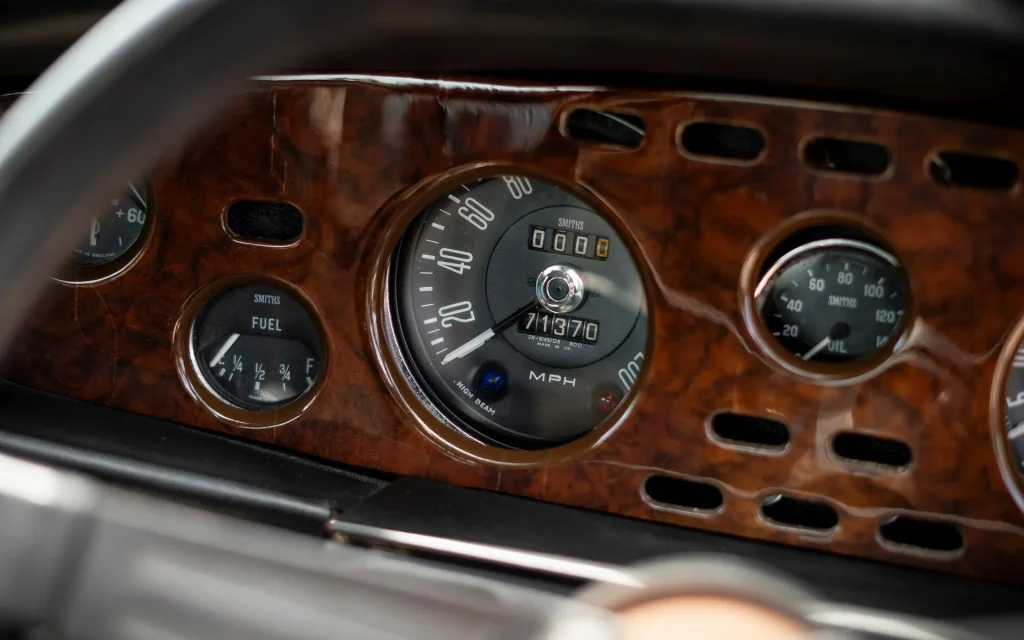 James Bond's 1973 Aston Martin V8 movie car gauges