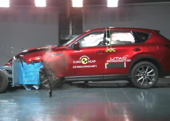 Mazda CX-60 front crash test