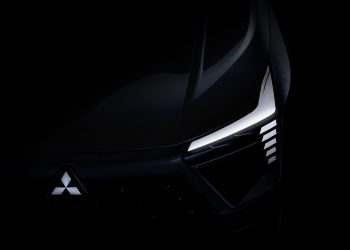 Mitsubishi Compact SUV teaser headlight