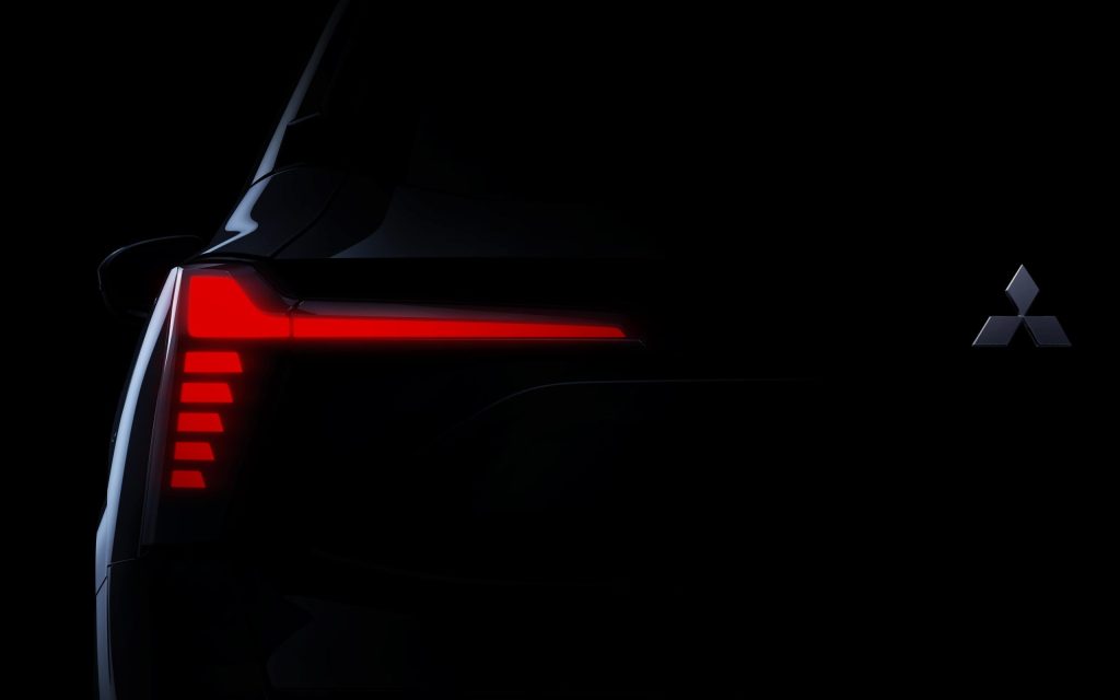 Mitsubishi Compact SUV teaser tail light