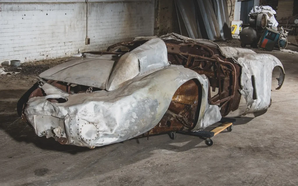 1954 Ferrari 500 Mondial Spider damaged