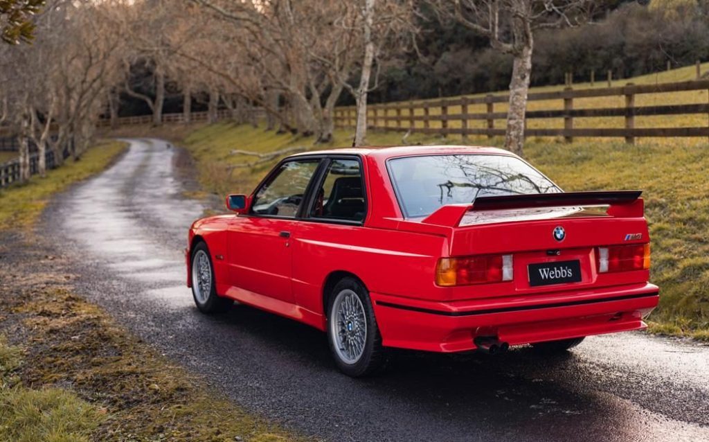 1990 BMW M3 (E30) Sport Evolution parked on driveway