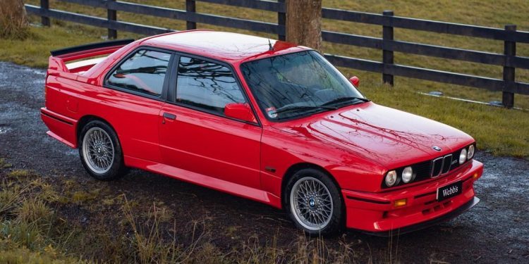 1990 BMW M3 (E30) Sport Evolution parked on driveway