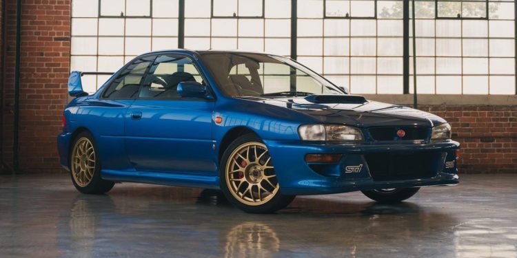 1997 Subaru Impreza 22B STI Prototype front three quarter view