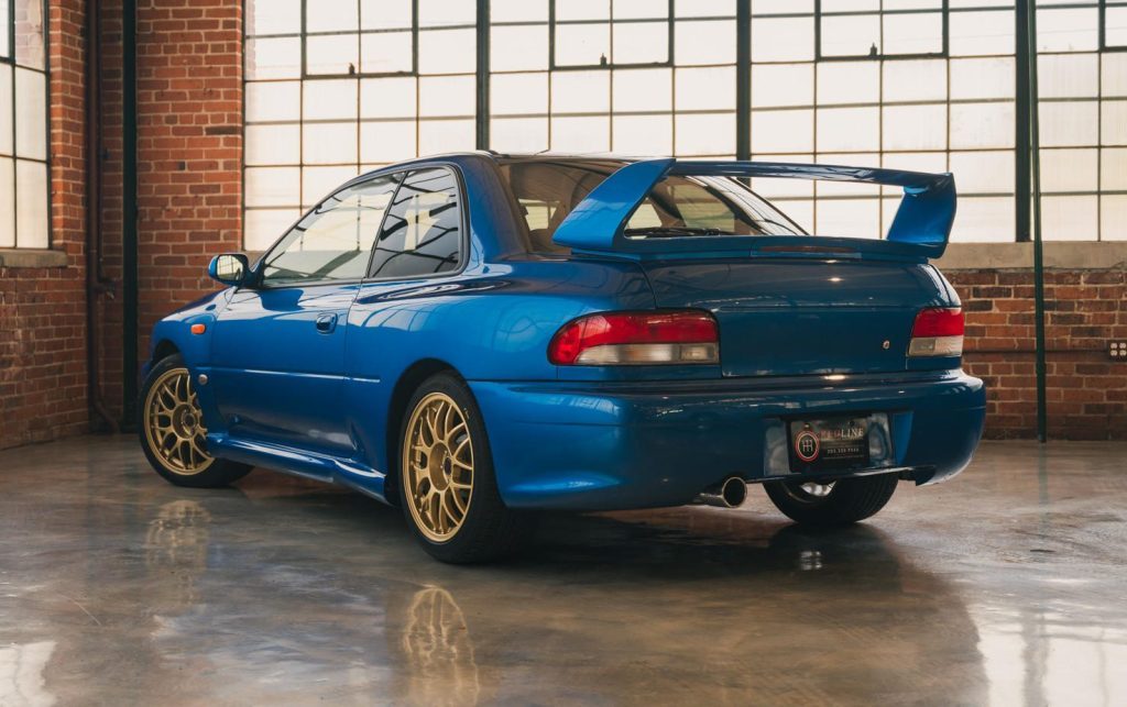 1997 Subaru Impreza 22B STI Prototype rear three quarter view