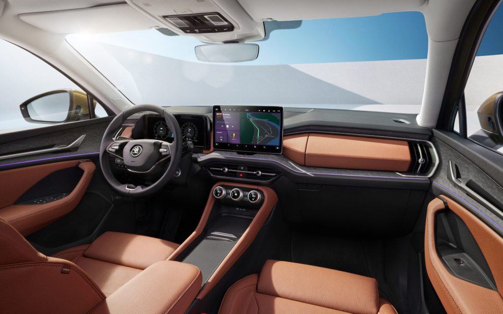 New Skoda Kodiaq interior