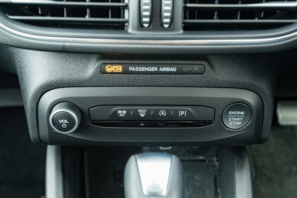 Engine start stop button, and centre console buttons