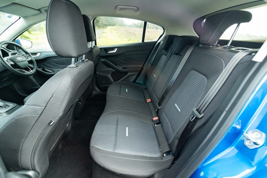 Rear seats in the Ford Focus Active