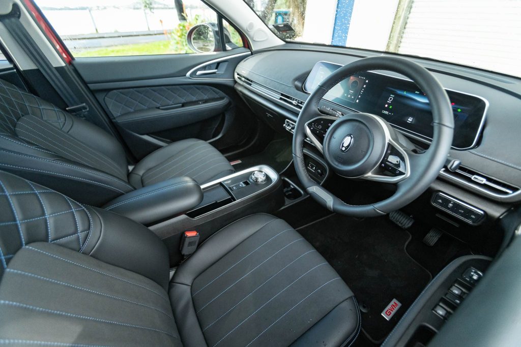 GWM Ora front seats and steering wheel