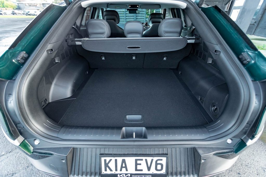 Boot space in the Kia EV6