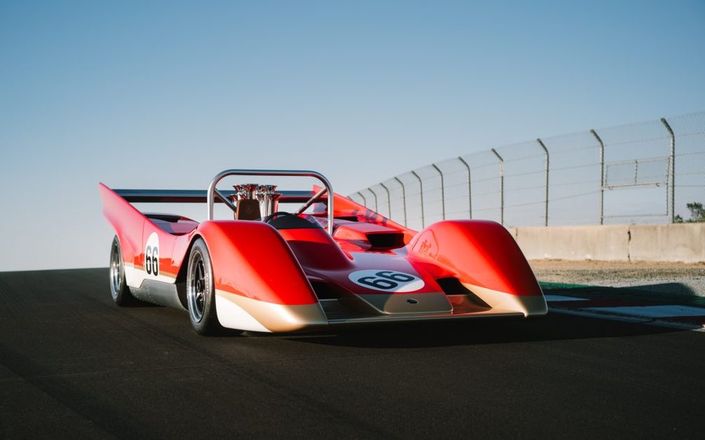 Lotus Type 66 parked on track