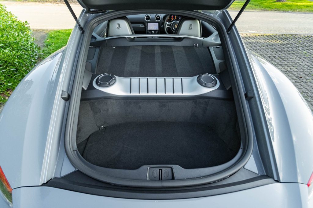Boot space in the Porsche 718 Cayman Style Edition
