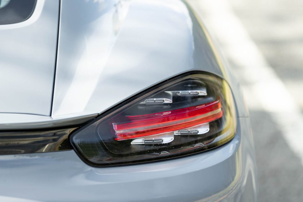 Tail lights of the Porsche 718 Cayman Style Edition