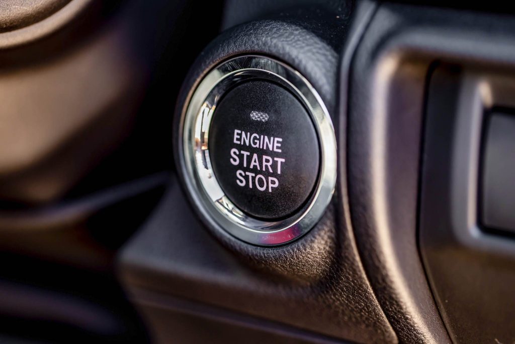 Engine start/stop button