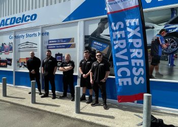 ACDelco Whakatane employees standing in front of store