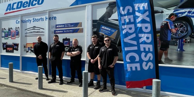 ACDelco Whakatane employees standing in front of store