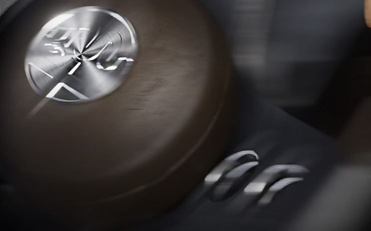 Alfa Romeo supercar steering wheel teaser