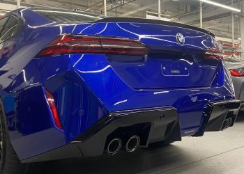 BMW M5 rear end leaked