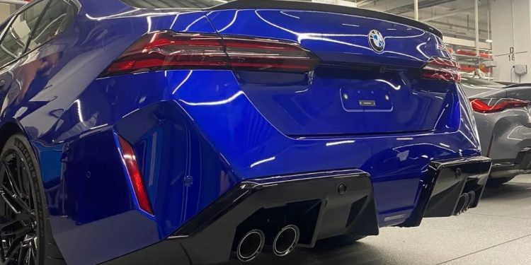 BMW M5 rear end leaked