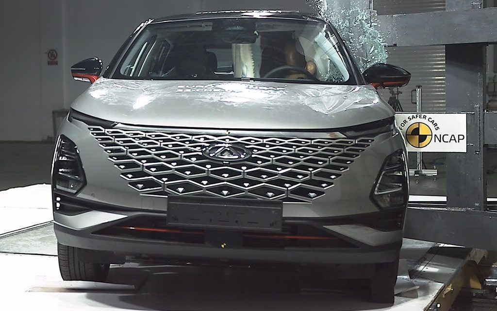 Chery Omoda 5 side impact crash test
